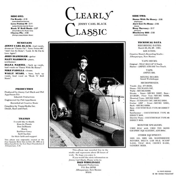 JIMMY CARL BLACK / CLEARLY CLASSIC