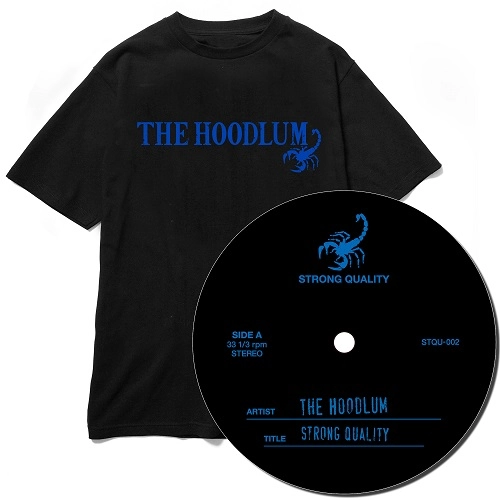 THE HOODLUM / THE HOODLUM (DJ GQ&MC REIDAM) / STRONG QUALITY 12"★ユニオン限定T-SHIRTS付セット“ブラック”Mサイズ