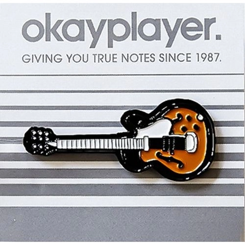 THE ROOTS (HIPHOP) / GUITAR 1.25" ENAMEL PIN (MERCHANDISE)