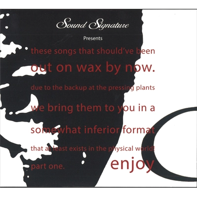 V.A.(SOUND SIGNATURE) / THESE SONGS THAT SHOULD'VE BEEN OUT ON WAX BY NOW. PART ONE
