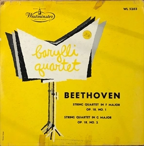 BARYLLI QUARTET / バリリ四重奏団 / BEETHOVEN: STRING QUARTET NO.1 & 2