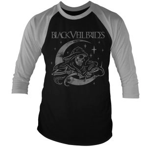 BLACK VEIL BRIDES / ブラック・ヴェイル・ブライズ / MOON REAPER<3/4 SLEEVE BASEBALL TEE/SIZE:L>