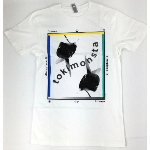 TOKiMONSTA / トキモンスタ / FOVERE/DIMEPIECE UNI-SEX WHITE T SHIRTS SIZE L