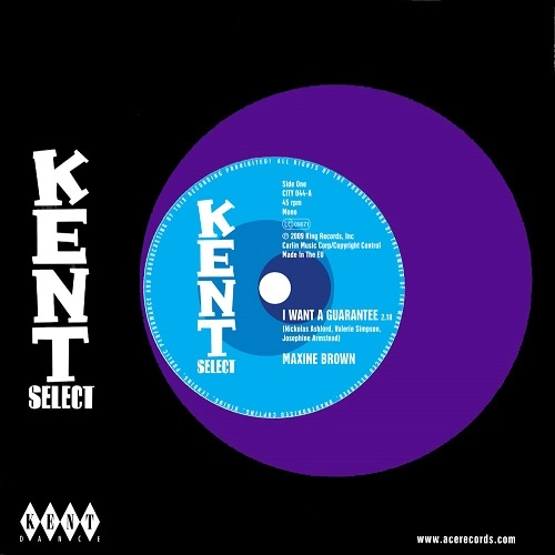 MAXINE BROWN / SONNY TURNER & SOUND LIMITED / I WANT A GUARANTEE / NOW THAT YOU'RE GONE