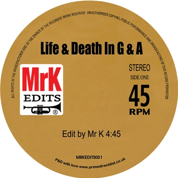 MR. K (DANNY KRIVIT) / ミスター・ケー / MR K EDITS VOL.1