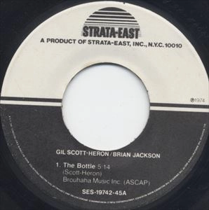GIL SCOTT- HERON, BRIAN JACKSON / ギル・スコット・ヘロン,ブライアン・ジャクソン / BOTTLE