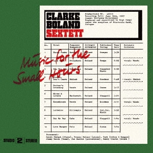 KENNY CLARKE & FRANCY BOLAND / ケニー・クラーク&フランシー・ボーラン / ミュージック・フォー・ザ・スモール・アワーズ / Music For The Small Hours 