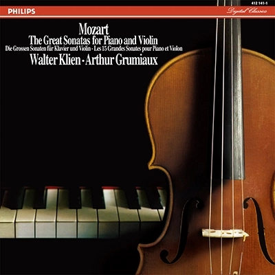 ARTHUR GRUMIAUX / アルテュール・グリュミオー / MOZART:15 GREAT VIOLIN SONATAS(5LP/LTD)