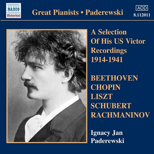 IGNACY JAN PADEREWSKI / イグナツィ・ヤン・パデレフスキ / SELECTION OF HIS US VICTOR RECORDINGS:1914-1941