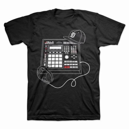 J DILLA aka JAY DEE / BEAT MACHINE T-SHIRT (S)