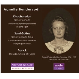AGNELLE BUNDERVOET / アニュエル・ブンダヴォエ / KHACHATURIAN:PIANO CONCERTO/S-SAENS:PIANO CONCERTO NO.2/ETC