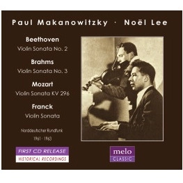 PAUL MAKANOWITZKY / ポール・マカノヴィツキー / BEETHOVEN,BRAHMS,MOZART&FRANCK:VIOLIN SONATAS