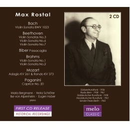 MAX ROSTAL / マックス・ロスタル / BRAHMS:VIOLIN SONATAS1&2/BEETHOVEN:VIOLIN SONATAS3,6&7/ETC(2CD)