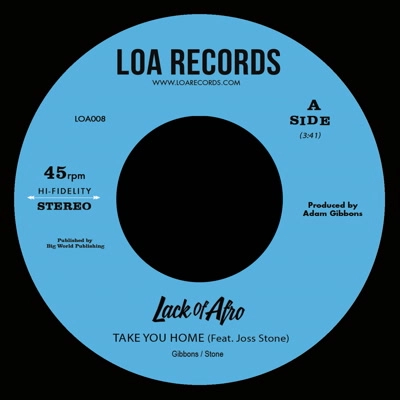 LACK OF AFRO / ラック・オブ・アフロ / TAKE YOU HOME (FEAT. JOSS STONE / FIRES GLOW (FEAT. EMMA NOBLE)