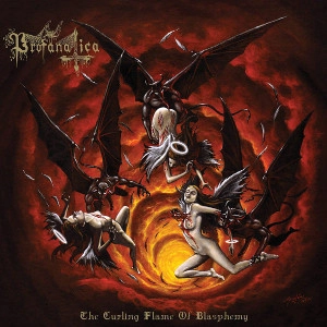 PROFANATICA / THE CURLING FLAME OF BLASPHEMY<OXBLOOD/GOLD MARBELED VINYL>