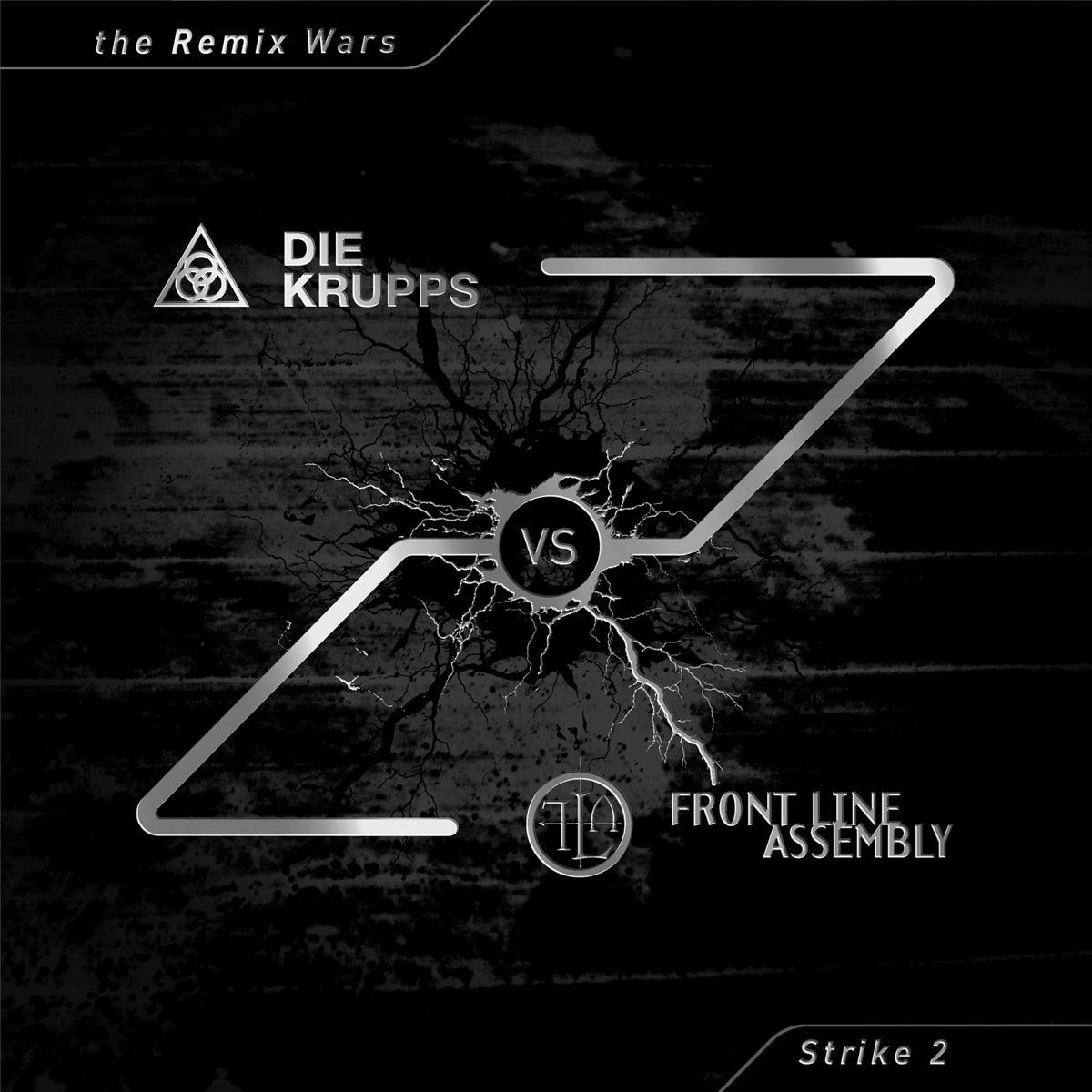 DIE KRUPPS & FRONT LINE ASSEMBLY / THE REMIX WARS: STRIKE 2(LP)