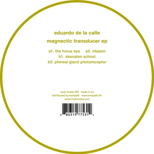 EDUARDO DE LA CALLE     / MAGNECTIC TRANSDUCER