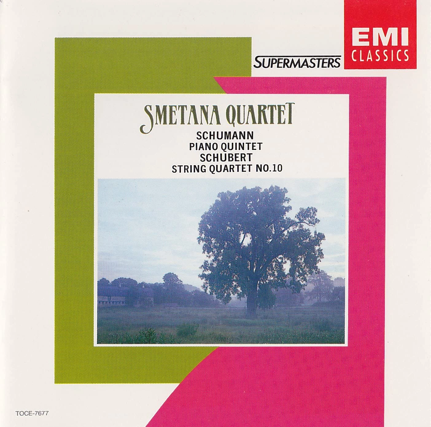 SMETANA QUARTET / スメタナ四重奏団 / シューマン：ピアノ五重奏曲