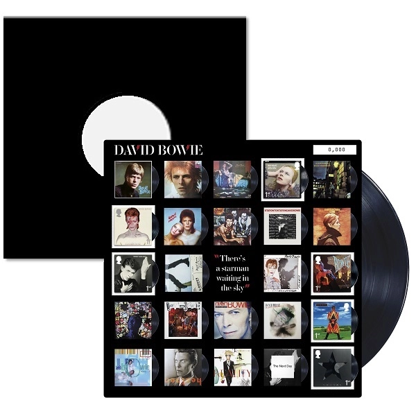 DAVID BOWIE / デヴィッド・ボウイ / DAVID BOWIE ALBUM ART FAN SHEET(限定ナンバー入り切手セット) / DAVID BOWIE ALBUM ART FAN SHEET
