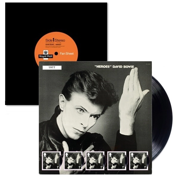 DAVID BOWIE / デヴィッド・ボウイ / DAVID BOWIE "HEROES" FAN SHEET(切手)