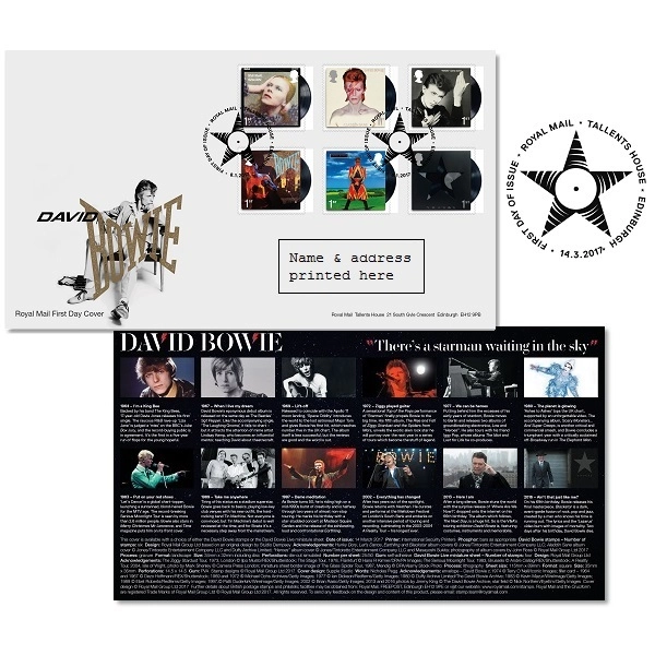 DAVID BOWIE / デヴィッド・ボウイ / DAVID BOWIE EDINBURGH FIRST DAY COVER STAMPS(切手)