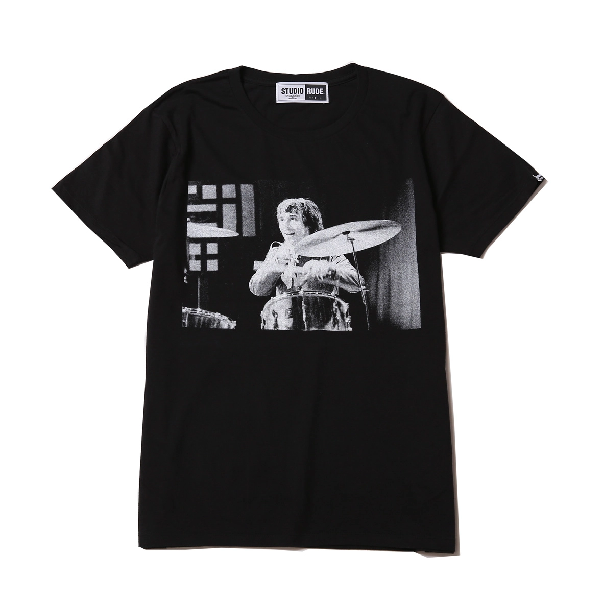 KEITH MOON / キース・ムーン / ANDREW MACLEAR X STUDIO RUDE TEE8 M (BLACK)