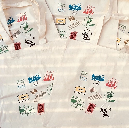 BENNY SINGS / ベニー・シングス / BEAT TAPE TOTE BAG