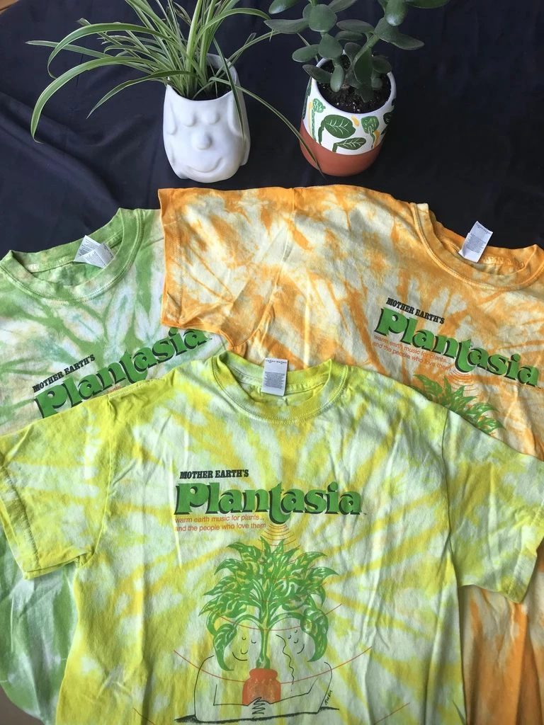 MORT GARSON / モート・ガーソン / TIE-DYE PLANTASIA "COVER ART" T-SHIRT L
