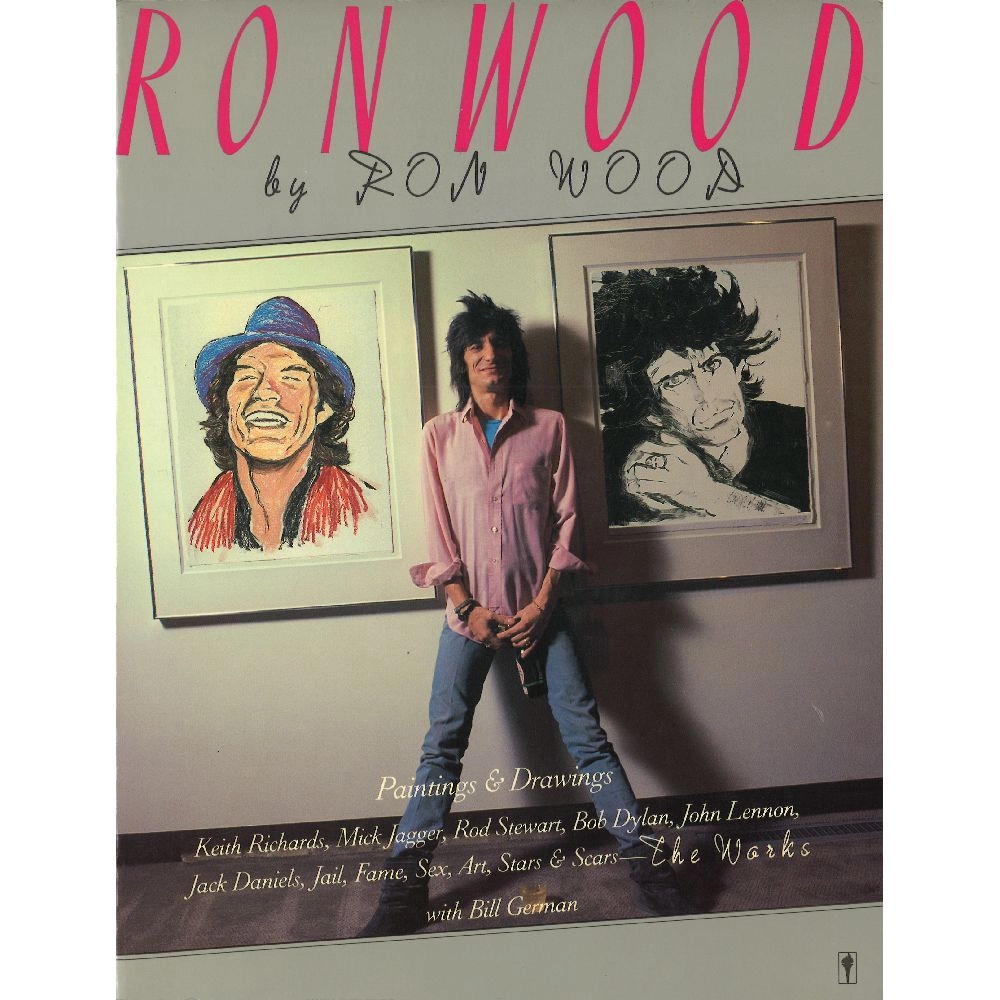 RON WOOD / ロン・ウッド / ロニー・ウッド:作品集「アクリル・デッサン画」/サイン無し