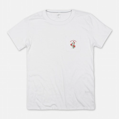 WHITNEY / ホイットニー / ROSE POCKET T-SHIRT (WHITE) (S)