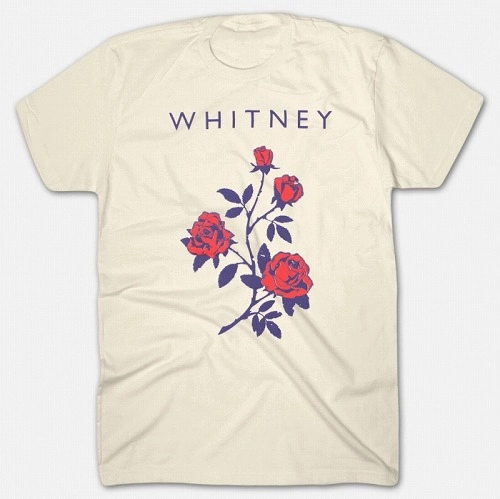 WHITNEY / ホイットニー / ROSE T-SHIRT (CRAEM) (S)