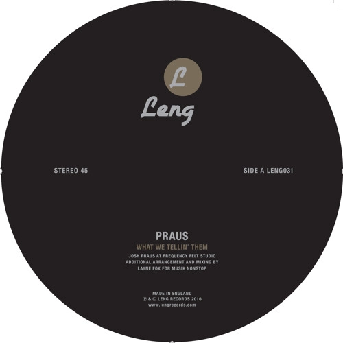PRAUS / WHAT WE TELLIN' THEM/LUCAS VALLEY DR