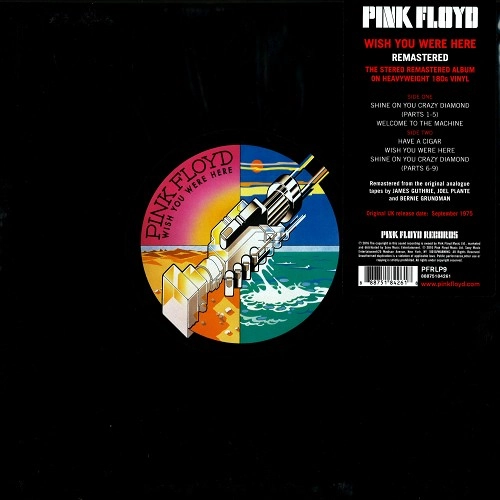 PINK FLOYD / ピンク・フロイド / WISH YOU WERE HERE (2016 VINYL)