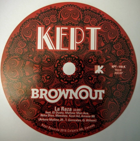 BROWNOUT / ブラウンアウト / LA RAZA B/W ARABEESH