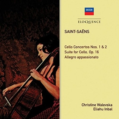 CHRISTINE WALEVSKA / クリスティーヌ・ワレフスカ / SAINT-SAENS:MUSIC FOR CELLO&ORCHESTRA