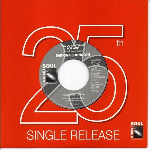 SABRINA JOHNSTON / WE'VE ONLY JUST BEGUN / I'LL DO ANYTHING FOR YOU