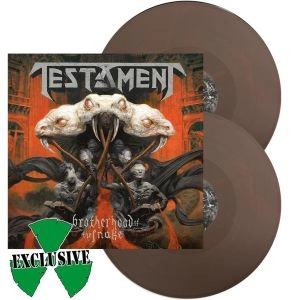 TESTAMENT / テスタメント / BROTHERHOOD OF THE SNAKE<BROWN VINYL>