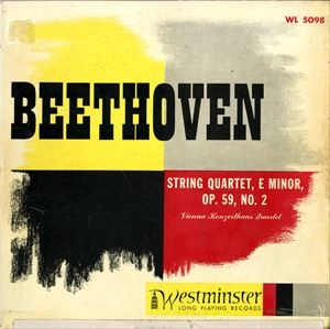 WIENER KONZERTHAUSQUARTETT / BEETHOVEN:STRING QUARTET, E MINOR, OP.59, NO.2
