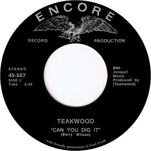 TEAKWOOD / CAN YOU DIG IT / SUDDENLY YOU'RE MY LIFE