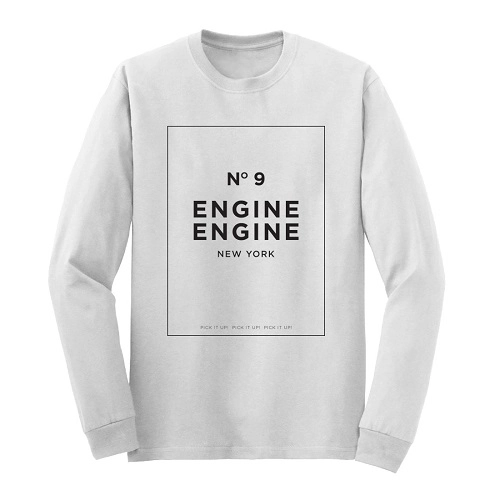 V.A. (OKAYPLAYER) / ENGINE ENGINE NO. 9 LONG SLEEVE (WHITE-M)
