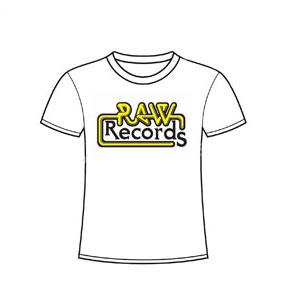 RAW RECORDS OFFICIAL GOODS / M/LOGO/WHITE