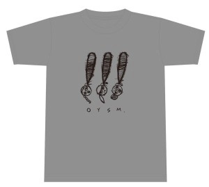 おやすみホログラム / スリー Tシャツ付きセット グレー Lサイズ