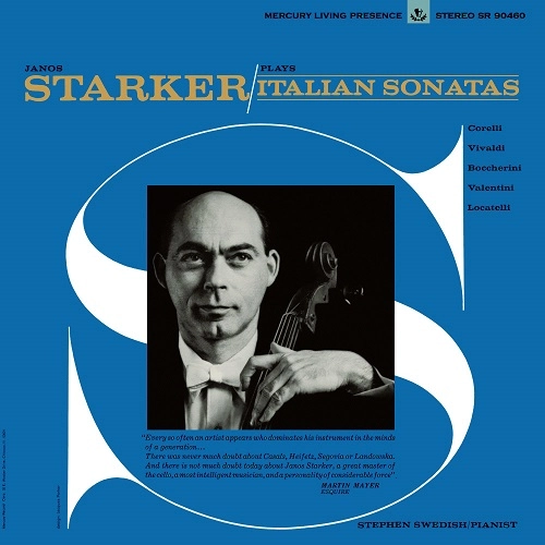 JANOS STARKER / ヤーノシュ・シュタルケル / ITALIAN SONATAS-CORELLI,VIVALDI,BOCCHERINI,VALENTINI&LOCATELLI(LP/LTD)