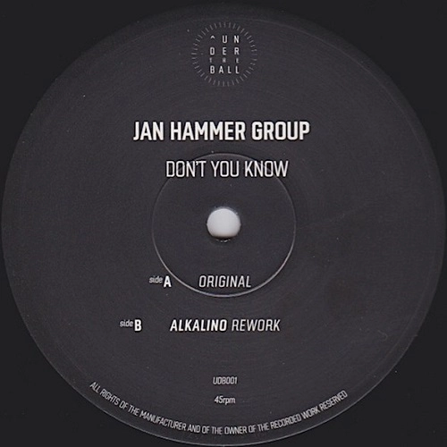 JAN HAMMER / ヤン・ハマー / DON'T YOU KNOW