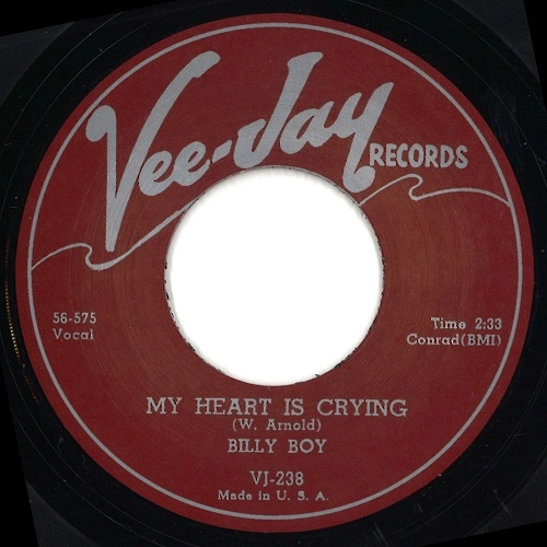 BILLY BOY ARNOLD / ビリー・ボーイ・アーノルド / MY HEART IS CRYING / KISSING AT MIDNIGHT