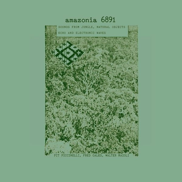 PIT PICCINELLI, FRED GALES, WALTER MAIOLI / AMAZONIA 6891: SOUNDS FROM JUNGLE, NATURAL OBJECTS, ECHO... (LP)