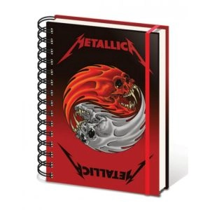 METALLICA / メタリカ / YIN & YANG SKULLS A5 NOTE