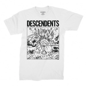DESCENDENTS / ディセンデンツ / M/SPAZZHAZARD EXPLOSION T-SHIRT (WHITE)