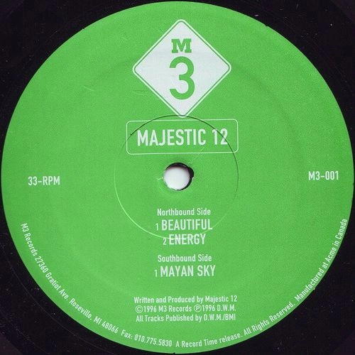 MAJESTIC 12(DETROIT) / BEAUTIFUL/ENERGY/MAYAN SKY