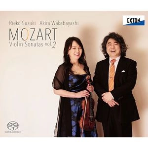 RIEKO SUZUKI / 鈴木理恵子 / モーツァルト：ヴァイオリン･ソナタ集VOL.2